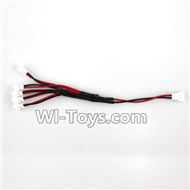 JJRC H9D H9W Parts-37 Upgrade 1-to-5 Plug wire(Small White-to-White Plug) For JJRC H9 H9D H9W Quadcopter Spare parts,RC drone Parts,2.4G UFO Parts