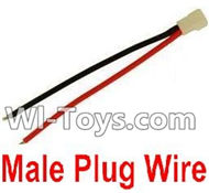 JJRC H9D H9W Parts-43 Male Plug Wire for the Battery(1pcs) For JJRC H9 H9D H9W Quadcopter Spare parts,RC drone Parts,2.4G UFO Parts