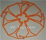 Lead Honor LH-X14 X14C X14DV X14WF Parts-12 Outer protect frame(4pcs)-Orange,Lead Honor LH-X14 X14C X14DV X14WF RC Quadcopter Drone Spare Parts Accessories,LH-X14 Replacement parts