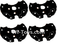 Lead Honor LH-X14 X14C X14DV X14WF Parts-31 Bottom pieces cover for the Motor cover(4pcs)-Black,Lead Honor LH-X14 X14C X14DV X14WF RC Quadcopter Drone Spare Parts Accessories,LH-X14 Replacement parts
