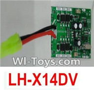 LH-X14X14DV Parts-48 Circuit board,Receiver board (Can only be used for LH-X14DV Quadcopter),Lead Honor LH-X14 X14C X14DV X14WF RC Quadcopter Drone Spare Parts Accessories,LH-X14 Replacement parts
