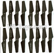 Lead Honor LH-X14 X14C X14DV X14WF Parts-06 Propellers,Main blades(4pcs)-Black,Lead Honor LH-X14 X14C X14DV X14WF RC Quadcopter Drone Spare Parts Accessories,LH-X14 Replacement parts