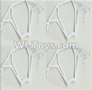 Lead Honor LH-X16 X16C X16WF X16DV Spare Parts-06 Outer protect frame(4pcs)-White,Lead Honor LH-X16 X16C X16DV X16WF RC Quadcopter Drone Spare Parts Accessories,LH-X16 Replacement parts