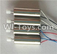 Lead Honor LH-X16 X16C X16WF X16DV Spare Parts-16 Rotating Motor with red and blue wire(2pcs) & Reversing-rotating Motor with black and white wire(2pcs),Lead Honor LH-X16 X16C X16DV X16WF RC Quadcopter Drone Spare Parts Accessories,LH-X16 Replacement part