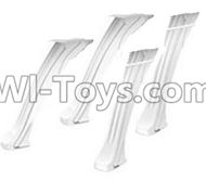 Lead Honor LH-X16 X16C X16WF X16DV Spare Parts-27 Landing skid,Under carriage(4pcs)-White,Lead Honor LH-X16 X16C X16DV X16WF RC Quadcopter Drone Spare Parts Accessories,LH-X16 Replacement parts