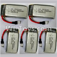 Lead Honor LH-X16 X16C X16WF X16DV Spare Parts-30 3.7V 450MAH Battery(5pcs),Lead Honor LH-X16 X16C X16DV X16WF RC Quadcopter Drone Spare Parts Accessories,LH-X16 Replacement parts