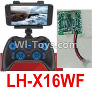 Lead Honor LH-X16 X16C X16WF X16DV Spare Parts-42 Transmitter(Not include the Mobile phone) & Circuit board,Receiver board(Can only be used for LH-X16WF Quadcopter),Lead Honor LH-X16 X16C X16DV X16WF RC Quadcopter Drone Spare Parts Accessories,LH-X16 Repl