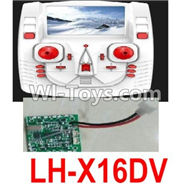 Lead Honor LH-X16 X16C X16WF X16DV Spare Parts-43 Transmitter,Remote Control & Circuit board,Receiver board(Can only be used for LH-X16DV Quadcopter),Lead Honor LH-X16 X16C X16DV X16WF RC Quadcopter Drone Spare Parts Accessories,LH-X16 Replacement parts