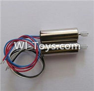 LH-X10 X10C X10WF Parts-43 Rotating Motor with red and blue wire(1pcs) & Reversing-rotating Motor with black and white wire(1pcs) For Lead Honor LH-X10 LH-X10C LH-X10WF Quadcopter parts rc drone parts