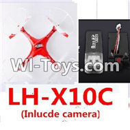 Lead Honor LH-X10C Parts-55 BNF for LH-X10C Quadcopter-(Red)(Only the Quadcopter body and camera unit ,Not include the battery,No Transmitter,No charger)