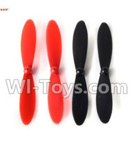 LH-X2 Parts-03 Main rotor blades,Propellers(4pcs)-2X Red And 2x Black For Lead Honor LH-X2 RC Quadcopter parts,LiHuang rc drone parts