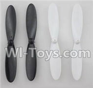 LH-X2 Parts-04 Main rotor blades,Propellers(4pcs)-2X White And 2x Black For Lead Honor LH-X2 RC Quadcopter parts,LiHuang rc drone parts