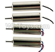 LH-X2 Parts-08 rotating Motor with red and blue wire(2pcs) & Reversing-rotating Motor with black and white wire(2pcs) For Lead Honor LH-X2 RC Quadcopter parts,LiHuang rc drone parts