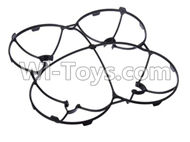LH-X2 Parts-24 Outer protect frame-Black For Lead Honor LH-X2 RC Quadcopter parts,LiHuang rc drone parts