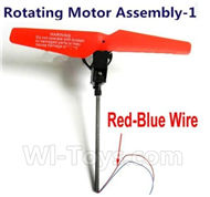 lead Honor LH-X4 X4C Parts -12 Rotating Motor Assembly-1 with Red Blade(The motor wire is Red and Blue wire) For Lead Honor LH-X4 Quadcopter parts rc drone parts
