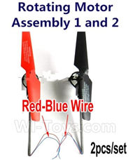 lead Honor LH-X4 X4C Parts -16 Rotating Motor Assembly 1 and 2(The motor wire is Red and Blue wire) For Lead Honor LH-X4 Quadcopter parts rc drone parts