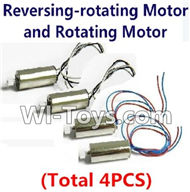 lead Honor LH-X4 X4C Parts -21 rotating Motor with red and blue wire(2pcs) & Reversing-rotating Motor with black and white wire(2pcs) For Lead Honor LH-X4 Quadcopter parts rc drone parts
