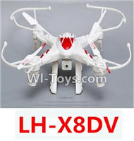 LH-X8DV Parts-50 BNF for LH-X8DV-Red(Only the Whole LH-X8DV Quadcopter,Include the camera,Include No battery,No transmitter,No charger)
