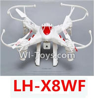 LH-X8WF Parts-52 BNF for LH-X8WF-Red(Only the Whole LH-X8WF Quadcopter,Include the camera,No battery,No transmitter,No charger)