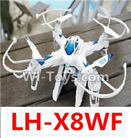 LH-X8WF Parts-53 BNF for LH-X8WF-Blue(Only the Whole LH-X8WF Quadcopter,Include the camera,No battery,No transmitter,No charger)