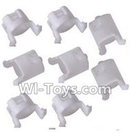 Lead Honor LH-X9 Parts -11 Upper motor cover(4pcs) & Bottom motor cover(4pcs)-White For LiHuang LH-X9 Quadcopter parts rc drone parts