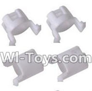 Lead Honor LH-X9 Parts -14 Upper motor cover(2pcs) & Bottom motor cover(2pcs)-White For LiHuang LH-X9 Quadcopter parts rc drone parts