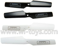 Lishitoys L6036 RC Quadcopter Parts-06 Main blades,Propellers(4pcs-2 Black + 2 white)