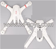 MJX X101 RC Quadcopter Parts-01 Upper and bottom shell cover,Canopy
