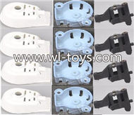 MJX X101 RC Quadcopter Parts-21 Upper Motor cover(4pcs) & Bottom Motor cover(4pcs) & Motor seat(4pcs)