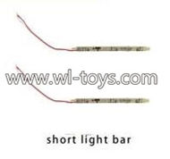 MJX X101 RC Quadcopter Parts-35 Short light bar(2pcs)