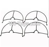 MJX X102H X102 Spare Parts-06 Outer protect frame(4pcs),MJX X102H RC Quadcopter Drone Spare Parts Replacement Accessories