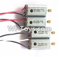 MJX X102H X102 Spare Parts-22 rotating Motor with red and Blue wire(2pcs) & Reversing-rotating Motor with Black and white wire(2pcs),MJX X102H RC Quadcopter Drone Spare Parts Replacement Accessories