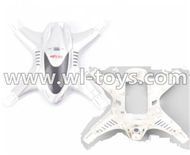 MJX X300 X300C RC Quadcopter parts-06 Upper and bottom shell cover,Upper and bottom canopy-White