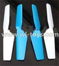 MJX X300 X300C RC Quadcopter parts-17 Main rotor blades,Propellers(4pcs)-2pcs Blue And 2pcs White