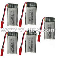 MJX X300 X300C RC Quadcopter parts-44 Official 3.7V 750mah battery(5pcs)