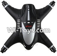 MJX X402 X402H Spare Parts-06 Upper shell cover-Black,MJX X402H X402 RC Quadcopter Drone Spare Parts Replacement Accessories