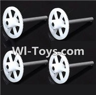 MJX X402 X402H Spare Parts-36 Main gear with holow pipe(4pcs),MJX X402H X402 RC Quadcopter Drone Spare Parts Replacement Accessories