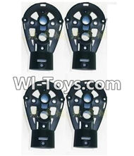 MJX X402 X402H Spare Parts-44 Motor seat(4pcs)-Black,MJX X402H X402 RC Quadcopter Drone Spare Parts Replacement Accessories