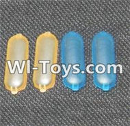 MJX X401 X401H Spare Parts-71 Light cover set(4pcs),MJX X401H X401 RC Quadcopter Drone Spare Parts Replacement Accessories