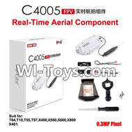 MJX X401 X401H Spare Parts-75 MJX C4005 Camera unit(Can be used for MJX X300C,X400,X400-V2,X401,X401H,X402,X402H,X500,X600,X800 Quadcopter),MJX X401H X401 RC Quadcopter Drone Spare Parts Replacement Accessories