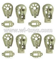 MJX X500 RC Quadcopter parts-31 Whole motor unit parts(Include the Motor seat,Motor cover,Motor seat cover)-4pcs-Gray
