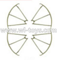 MJX X500 RC Quadcopter parts-41 Outer protect frame-Gray