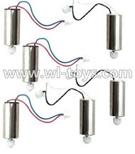 MJX X600 RC Quadcopter parts-21 Reversing-rotating Motor with Black and white wire(3pcs) & rotating Motor with red and Blue wire(3pcs)