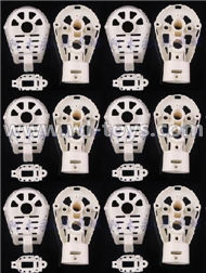 MJX X600 RC Quadcopter parts-31 Whole motor unit parts(Include the Motor seat,Motor cover,Motor seat cover)-6pcs-White