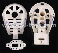 MJX X600 RC Quadcopter parts-32 Whole motor unit parts(Include the Motor seat,Motor cover,Motor seat cover)-1pcs-White