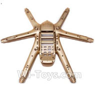 MJX X601H X601 Spare Parts-01-03 bottom shell cover-Golden,MJX X601H X601 RC Quadcopter Drone Spare Parts Replacement Accessories