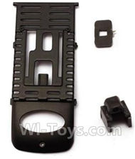 MJX X601H X601 Spare Parts-06 Battery cover & Battery cover slip And seat-Black,MJX X601H X601 RC Quadcopter Drone Spare Parts Replacement Accessories