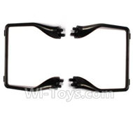 MJX X601H X601 Spare Parts-08-02 Landing skid,Landing gear(2pcs)-Black,MJX X601H X601 RC Quadcopter Drone Spare Parts Replacement Accessories