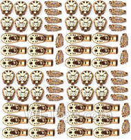 MJX X601H X601 Spare Parts-09-02 Motor seat(24pcs) & Big motor cover(24pcs) & Small motor cover(24pcs)-Golden,MJX X601H X601 RC Quadcopter Drone Spare Parts Replacement Accessories