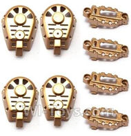 MJX X601H X601 Spare Parts-09-04 Big motor cover(4pcs) & Small motor cover(4pcs)-Golden,MJX X601H X601 RC Quadcopter Drone Spare Parts Replacement Accessories